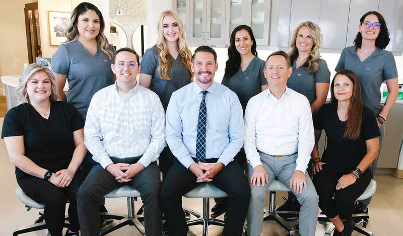 Picture of the Aspen Orthodontics staff at Gilbert, Arizona location